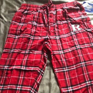 SOLD🔴⚫️RUTGERS⚫️🔴Flannel PJ Pants